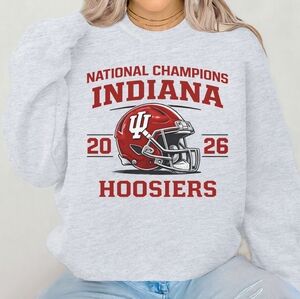 Indiana Hoosiers Football 2026 Champions Retro Cozy Crewneck Sweatshirt